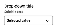 The text changes from Select option to the selected value and becomes black.