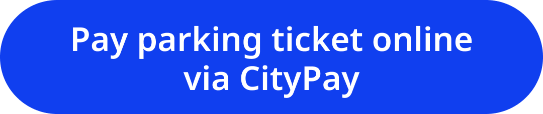 Primary button style with 2 lines of text: Pay parking ticket online & via CityPay